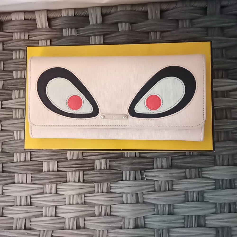 EUC Fendi Monster Eyes Beige Continental (Long) Wallet - Picture 15 of 16
